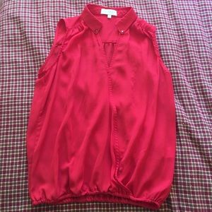 Red mesh nice tank top